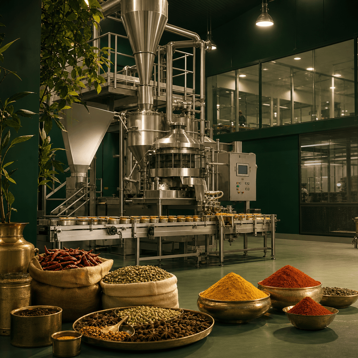 Parv Industries food processing and spice packaging facility